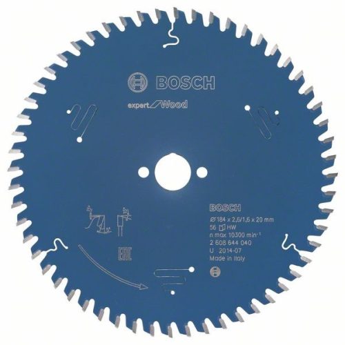 BOSCH 2608644040 Pilový kotouč Expert for Wood 184 x 20 x 2,6 mm, 56