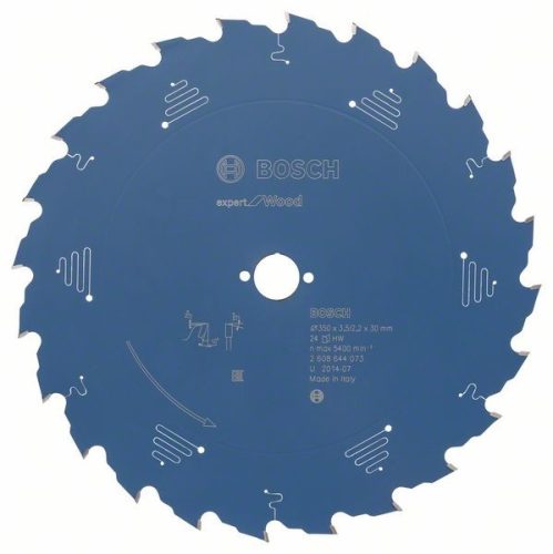 BOSCH 2608644073 Pilový kotouč Expert for Wood 350 x 30 x 3,5 mm, 24