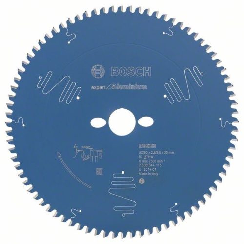 BOSCH 2608644113 Pilový kotouč Expert for Aluminium 260 x 30 x 2,8 mm, 80