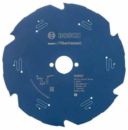 BOSCH 2608644345 Pilový kotouč Expert for Fibre Cement 210x30 mm, 6