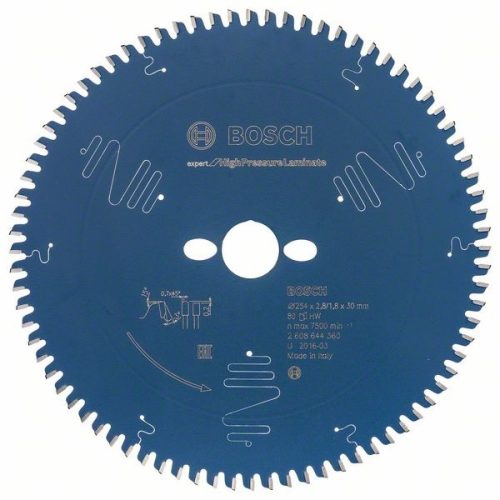 BOSCH 2608644360 Pilový kotouč Expert for High Pressure Laminate 254x30 mm, 80
