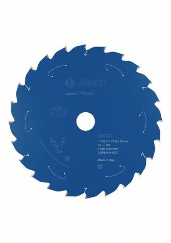 BOSCH 2608644522 Pilový kotouč Expert for Wood pro AKU pily 250×2,1/1,6×30mm, 24