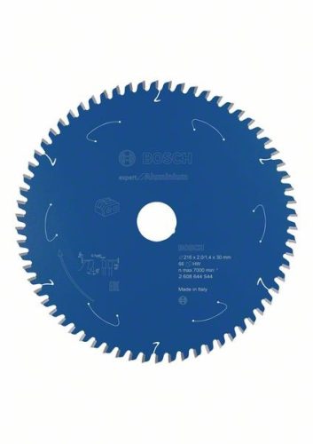 BOSCH 2608644544 Pilový kotouč Expert for Aluminium - AKU pily 216×2×30mm, 66