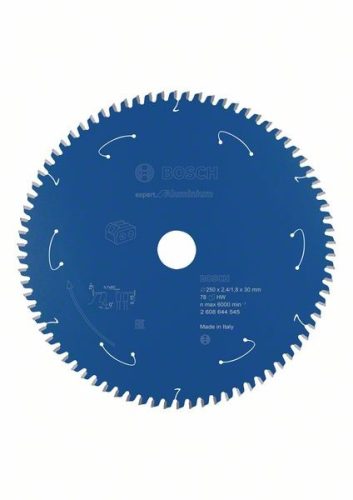 BOSCH 2608644545 Pilový kotouč Expert for Aluminium - AKU pily 250×2,4×30mm, 78