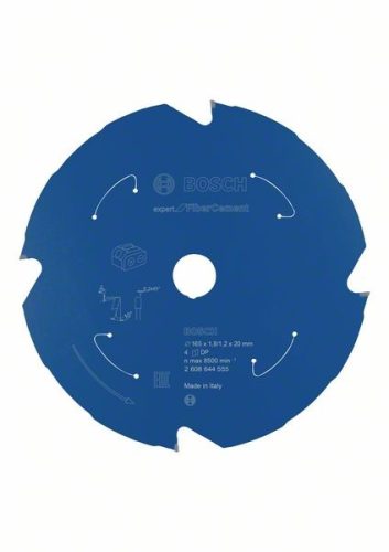 BOSCH 2608644555 Pilový kotouč Expert for FibreCement pro AKU p. 165×1,8×20mm, 4