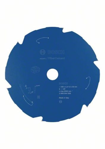 BOSCH 2608644558 Pilový kotouč Expert for FibreCement pro AKU p. 250×2,2×30mm, 6