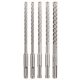 BOSCH 2608833911 5dílná sada vrtáků do kladiv SDS plus-5X, 6/6/8/8/10 mm