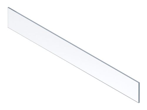 BLUM ZE4H1058G magas front üveg MERIVOBOX, KB1200mm 18/19mm oldal, átlátszó