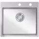StrongSinks S3 Mosogató Duna 500, 500 x 505 mm rozsdamentes acél excenteres