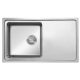 StrongSinks S3 Mosogató Dnipro 865, 865 x 505 mm rozsdamentes acél excenteres