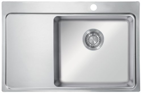 StrongSinks S3 Mosogató Nida 784, 784 x 513 mm rozsdamentes acél, balos csepegt.