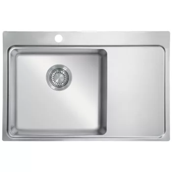   StrongSinks S3 Mosogató Nida 784, 784 x513 mm rozsdamentes acél, jobbos csepegt.