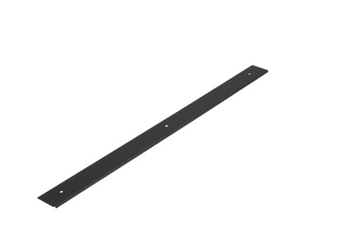 Ukončovací lišta pro pracovní desku 38mm "0" radius levá černá mat