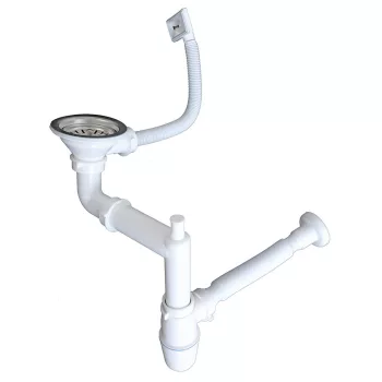   StrongSinks S3 Helytakarékos szifon rozsdamentes acél mosogatókhoz