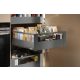 K-BLUM Merivobox E 500 mm, 40 kg, Orion szürke, belső, reling