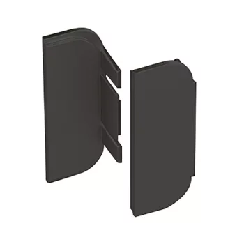   HETTICH 9266135, zárt végzáró Canis C, P+L szett, fekete mat