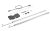 HETTICH 9305746 osvětlovací krycí profil pro AvanTech YOU nerezový, max 650mm