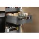 K-BLUM Merivobox E Boxcap 600 mm, 40 kg, Orion szürke, belső, reling