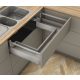 K-BLUM Merivobox E korlát 450 mm/40 kg, Indium szürke, csavar, mosogató