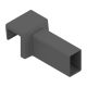 BLUM ZC4U10E0 držák příčného relingu pro reling/Boxcap MERIVOBOX tmavě šedá OG-M