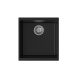 StrongSinks S3 Gránit mosogató Hron 430,430x460 mm, csepegtető nélkül, fekete
