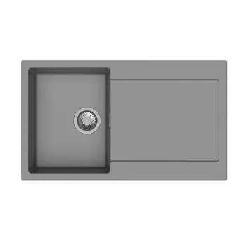   StrongSinks S3 Gránit mosogató ZALA 860,860 x 500mm,csepegtetővel, szürke