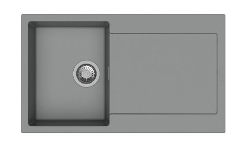 StrongSinks S3 Gránit mosogató ZALA 860,860 x 500mm,csepegtetővel, szürke