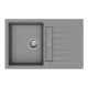 StrongSinks S3 Gránit mosogató Vardar 780,780x500mm,csepegt,, szürke