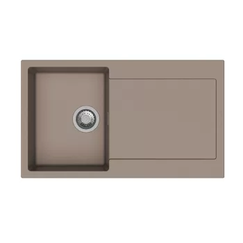   StrongSinks S3 Gránit mosogató ZALA 860,860 x 500mm,csepegtetővel, barna