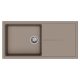 StrongSinks S3 Gránit mosogató Labe 1000, 1000 x 500mm, csepegtetővel, barna