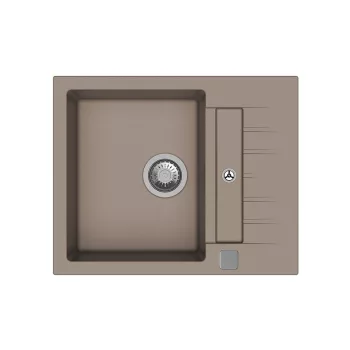   StrongSinks S3 Gránit mosogató Vardar 615, 615x500 mm,csepegtető, barna