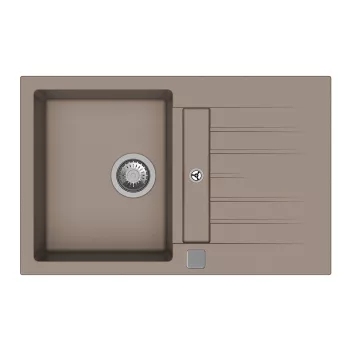   StrongSinks S3 Gránit mosogató Vardar 780,780x500mm,csepegt., ,barna