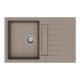 StrongSinks S3 Gránit mosogató Vardar 780,780x500mm,csepegt., ,barna
