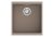 StrongSinks S3 Gránit mosogató Hron 430,430x460mm,csepegtető nélkül,barna