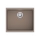 StrongSinks S3 Gránit mosogató Hron 530,530x460mm,csepegtető nélkül,barna