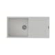 StrongSinks S3 Gránit mosogató ZALA 1000,1000 x 500mm,csepegtetővel,fehér