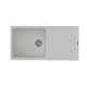 StrongSinks S3 Gránit mosogató Labe 1000, 1000 x 500mm,csepegtetővel, fehér