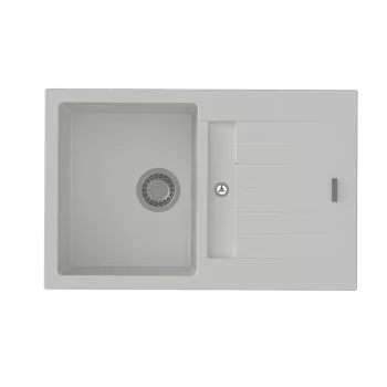   StrongSinks S3 Gránit mosogató Vardar 780, 780x500 mm,csepegt, fehér