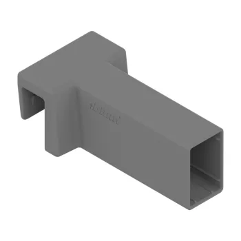   BLUM ZC4U11E0 držák příčného relingu pro Boxcover MERIVOBOX, indium šedá, IG-M