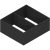BLUM ZC7F300RSU Ambia-line keret LBX/MVX-hez, NL=270/242 szén fekete CS-M