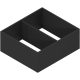 BLUM ZC7F300RSU Ambia-line keret LBX/MVX-hez, NL=270/242 szén fekete CS-M