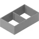 BLUM ZC7F400RSP Ambia-line keret LBX/MVX-hez, NL=400/218 indium szürke IG-M