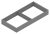 BLUM ZC7S450RS2 Ambia-line kerethez LBX/MVX-hez, NL=450/200 indium szürke IG-M