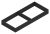 BLUM ZC7S500RS2 Ambia-line kerethez LBX/MVX-hez, NL=500/200 szén fekete CS-M