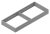BLUM ZC7S500RS2 Ambia-line kerethez LBX/MVX-hez, NL=500/200 indium szürke IG-M