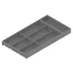 BLUM ZC7S600BS3 Ambia-line evőeszközös fiók LBX/MVX,NL=600/300 indium szürkeIG-M