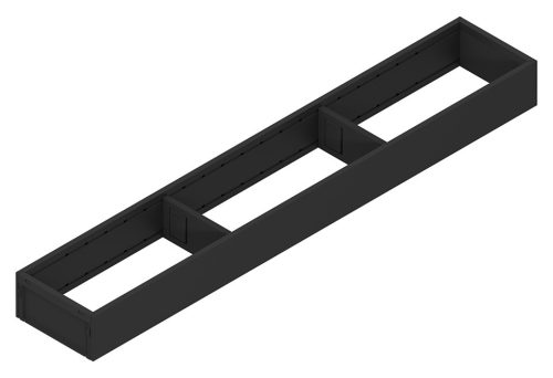 BLUM ZC7S600RS1 Ambia-line kerethez LBX/MVX, NL=600/100 mm szén fekete CS-M
