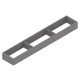 BLUM ZC7S600RS1 Ambia-line kerethez LBX/MVX, NL=600/100 mm indium szürke IG-M