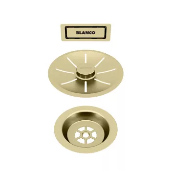   BLANCO 203476 Přísluš. odtok. sada InFino s přepad. C-overflow sat.zlatá Edition