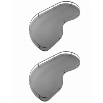 K-VIBO FLY 3.0 GALAXY šedé dno/reling chrom L 600/655-705